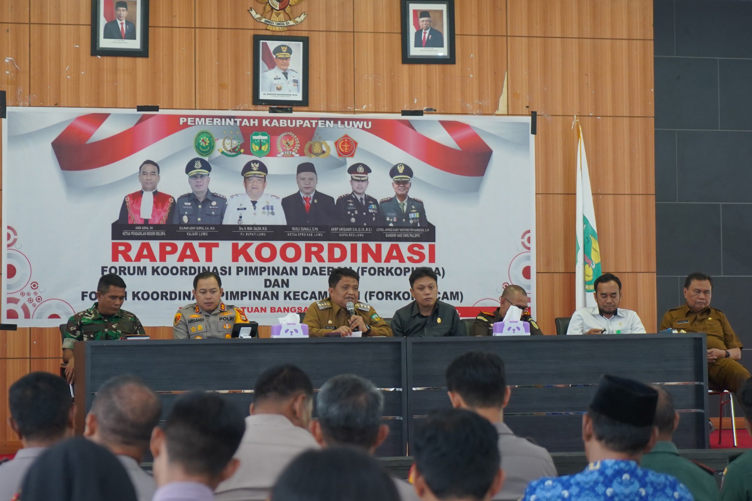 Buka Rakor Forkopimda, Pj Bupati Luwu Harapkan Stabilitas Keamanan Terjaga Dibulan Suci Ramadhan