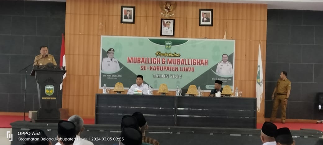 Jelang Ramadhan, Pemkab Luwu Gelar Pembekalan Mubaligh & Mubalighah