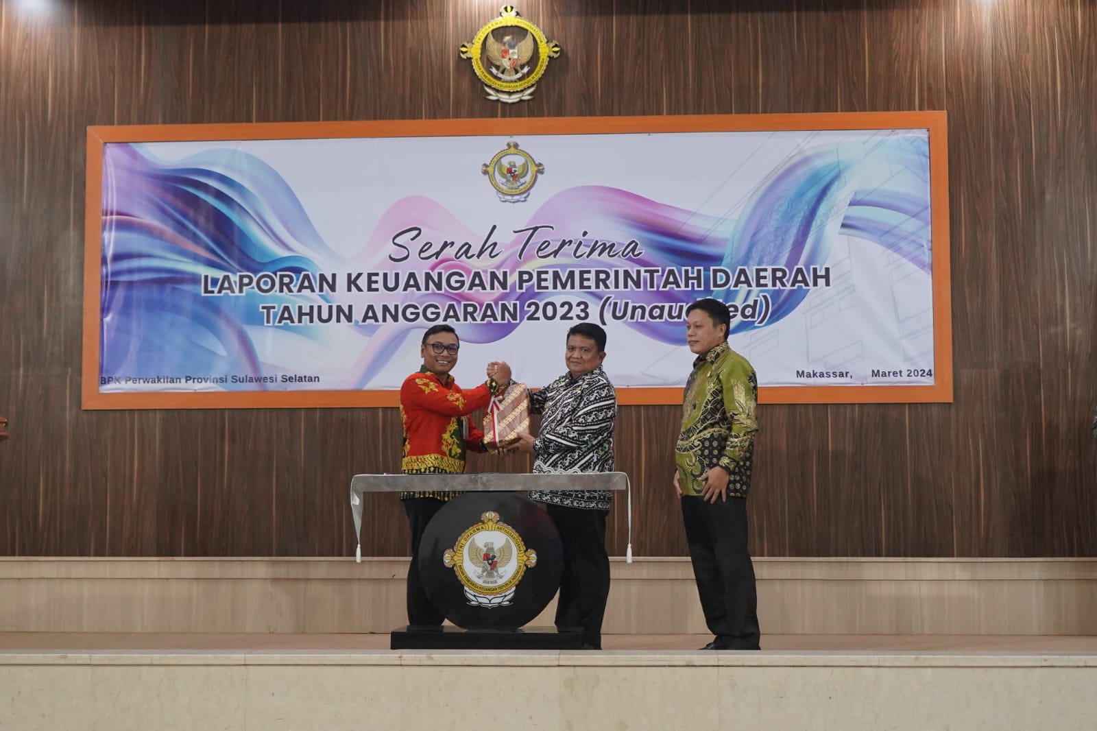 Serahkan LKPD (Unaudited) Tahun 2023, Muh. Saleh: Semoga Opini WTP Dipertahankan
