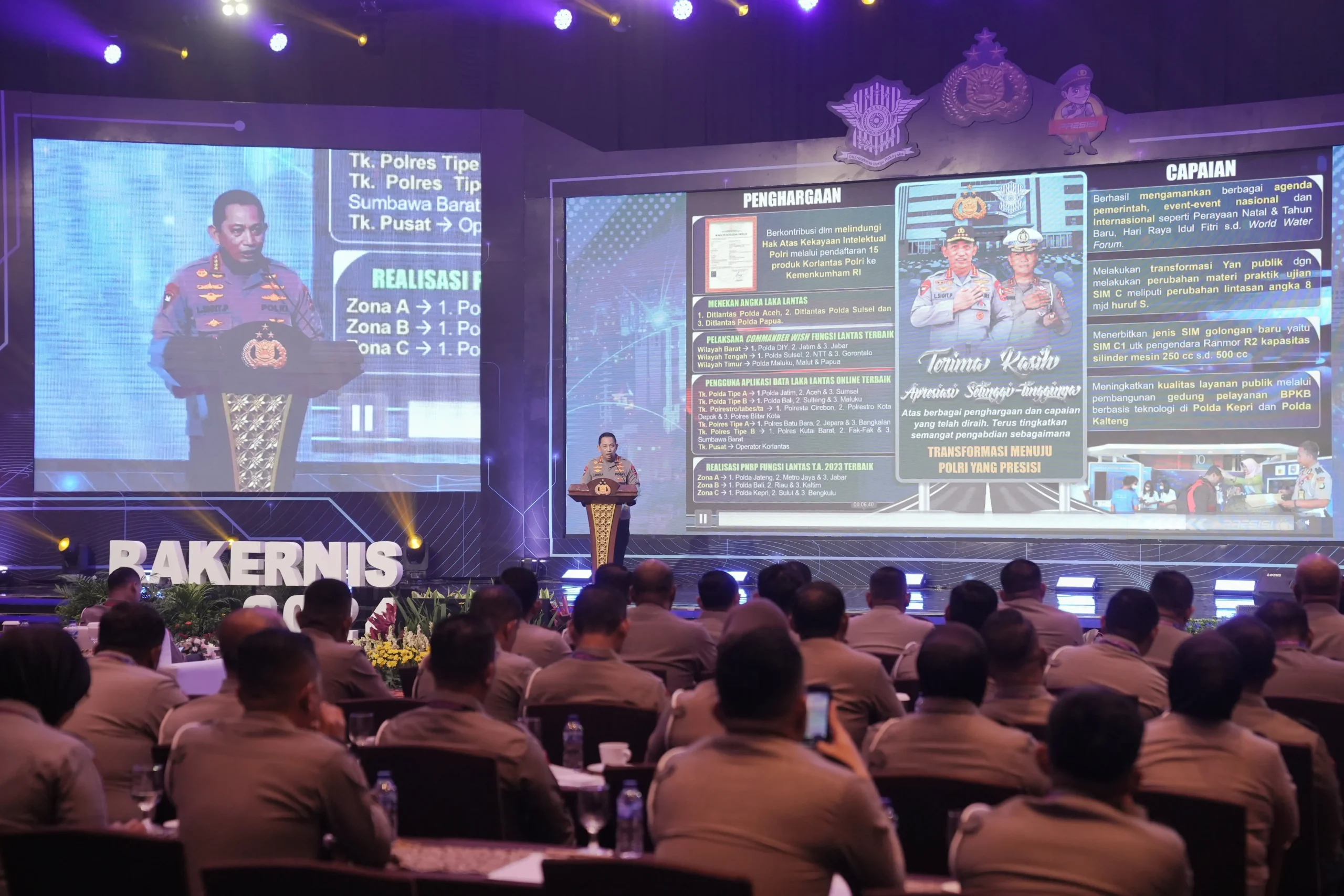 Buka Agenda Rakernis Fungsi Lantas 2024, Kapolri: Polantas Salah Satu Etalase Polri yang Bisa Dibanggakan