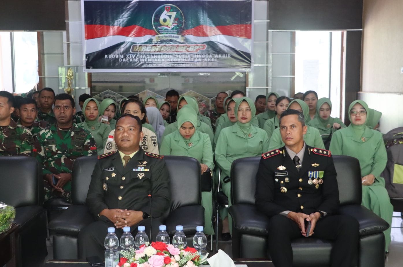 Kapolres Mamasa Hadiri Kegiatan Sykuran Kodim 1428/Mamasa Dalam Rangka Hut Kodam XIV Hasanuddin Ke-67
