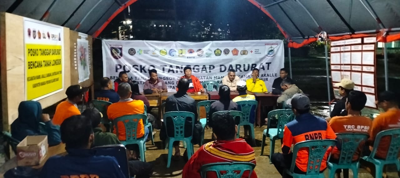 Kapolsek Mambi Hadiri Rapat Evaluasi Percepatan Tanggap Darurat Bencana