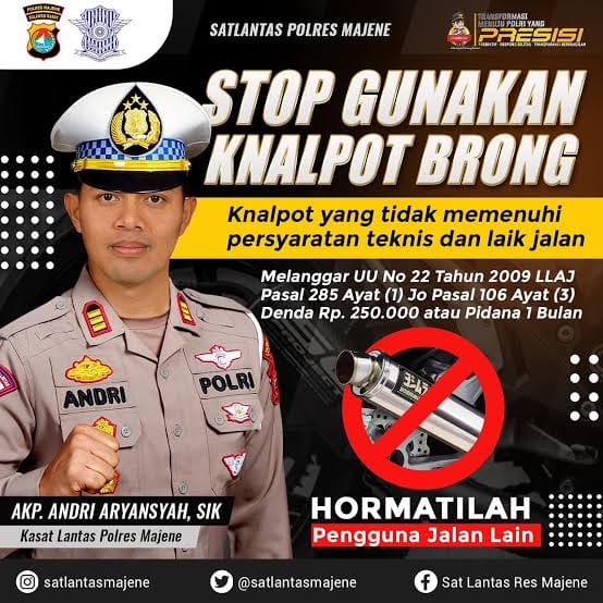 Satlantas Polres Majene Beri Kesempatan Pemilik Kendaraan Ambil Kendaraannya Sebelum di Musnahkan