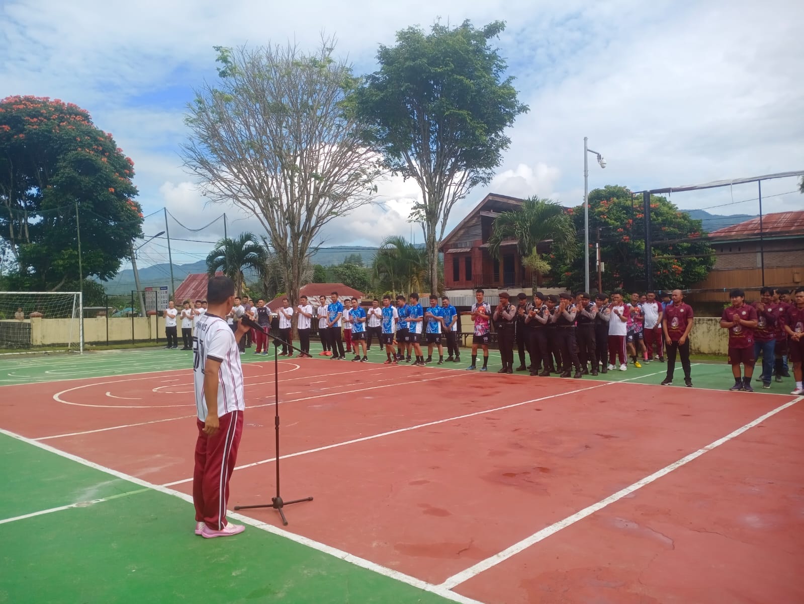 Jelang Hari Bhayangkara Ke-78 Polres Mamasa Gelar Turnamen Futsal Antar Satker Dan Polsek