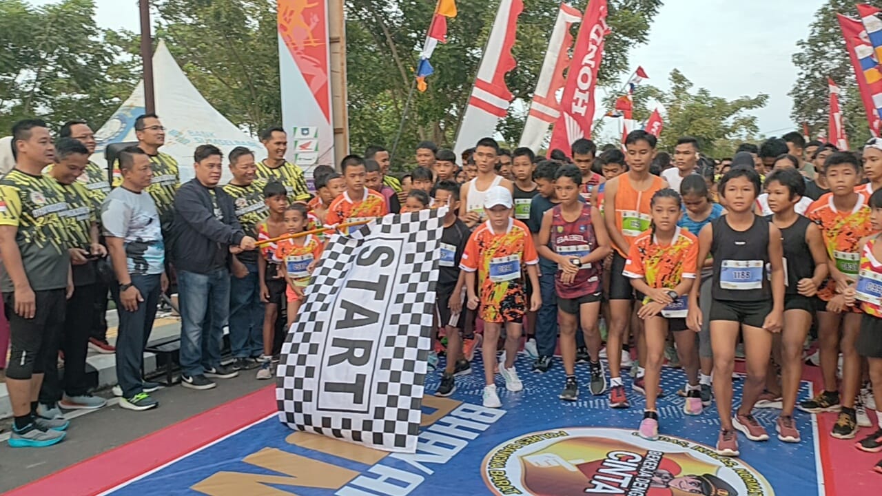 Polres Bangka Barat Sukses Gelar Bhayangkara Babar Run 2024