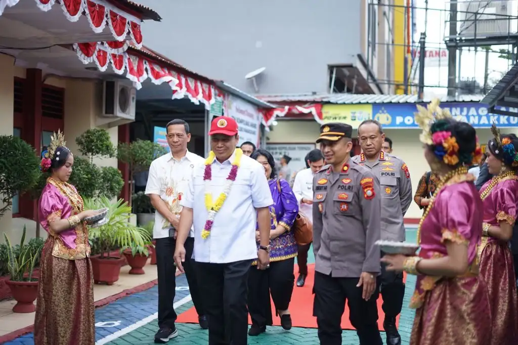 Kunjungan Kerja Kompolnas Award di Polsek Panakkukang
