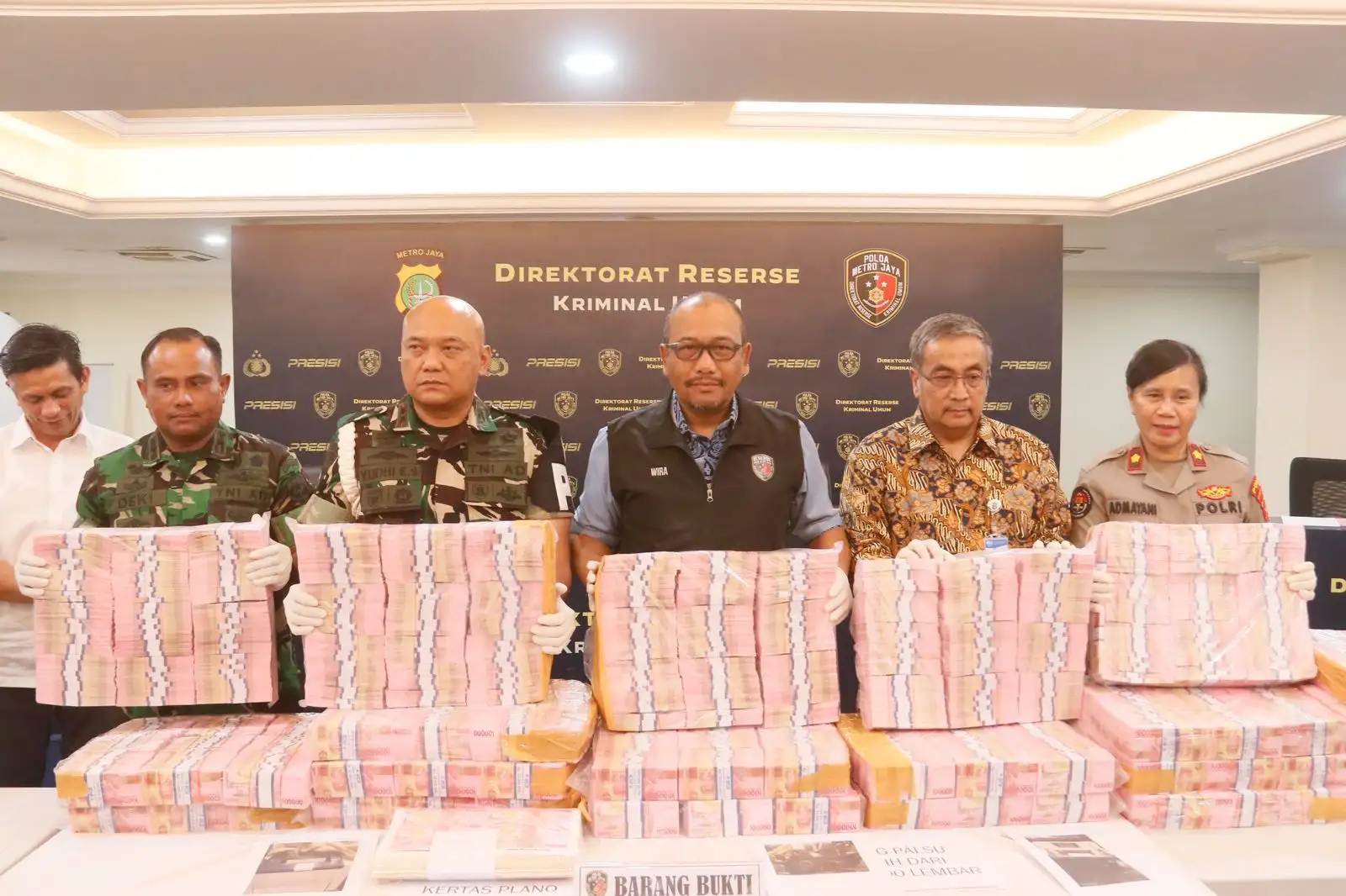 Polisi: Uang Palsu di Srengseng Akan Ditukar Pelaku ke BI