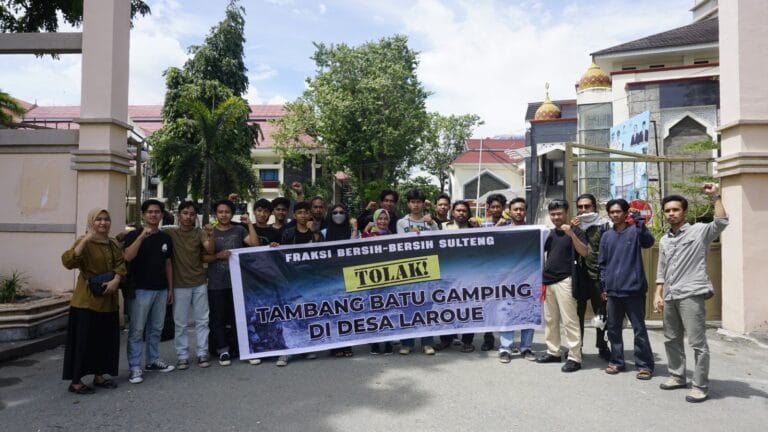 Menolak Tegas Tambang Batu Gamping, Sejumlah Organisasi Pemuda, Aktivis Lingkungan dan Mahasiswa Sambangi Kantor Gubernur Sulteng