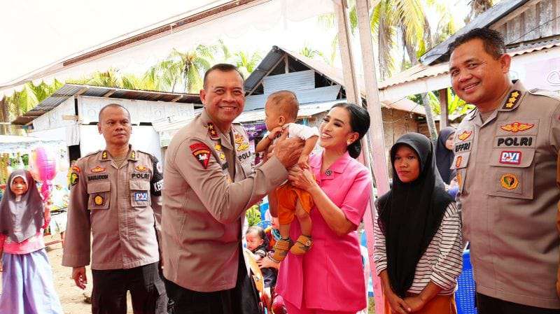 Lewat Kampung Binaan, Polda Sulbar Masifkan Penanggulangan Stunting Terintegrasi