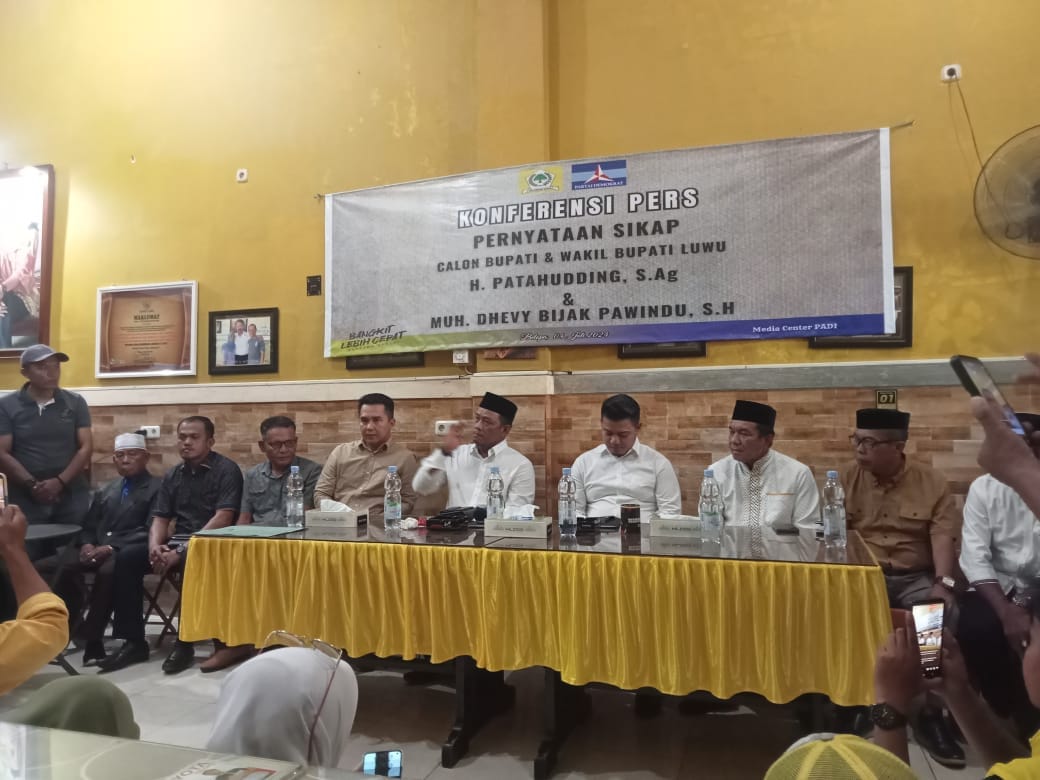 Pata-Dhevy Nyatakan Bersatu Maju Berpasangan di Pilkada Luwu 2024