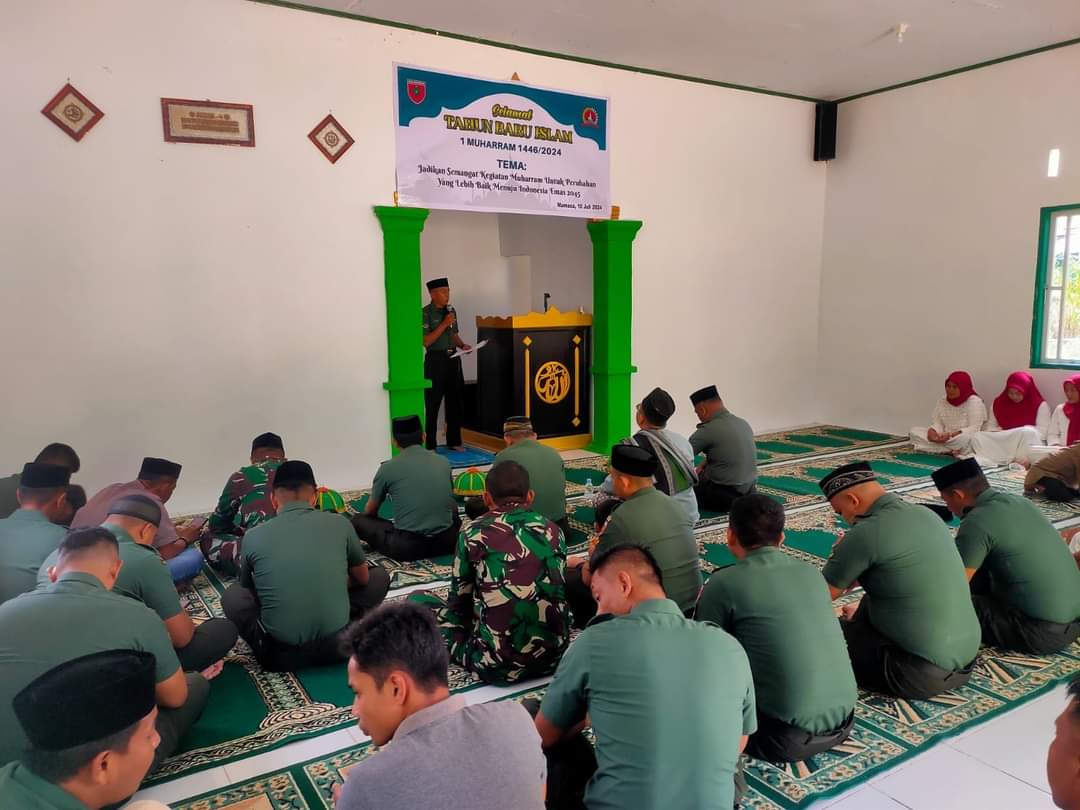 Kodim 1428/Mamasa gelar Doa Bersama Sambut Tahun Baru Islam 1446 Hijriah