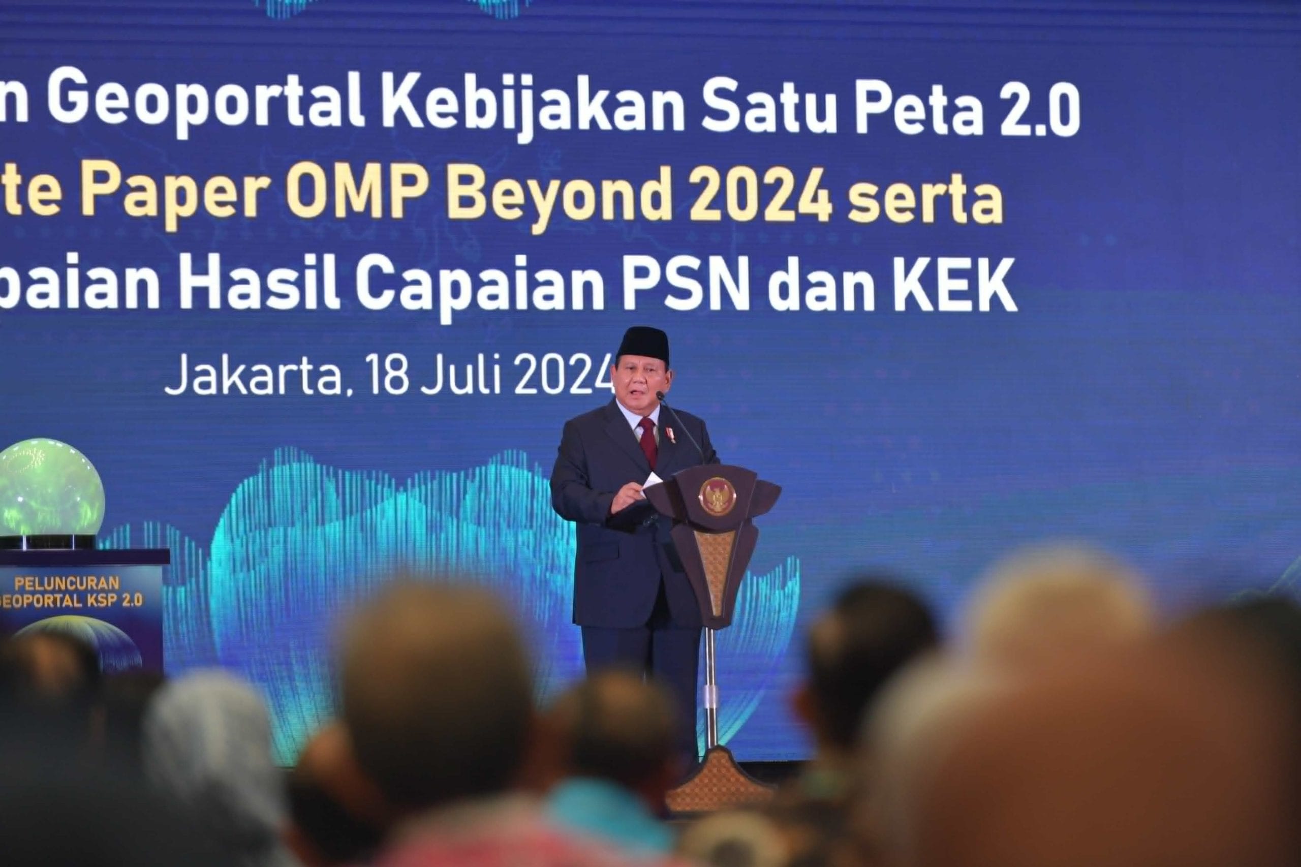 Prabowo Subianto Optimistis Kebijakan Satu Peta 2.0 Mampu Dorong Pertumbuhan Ekonomi Indonesia hingga 8 Persen