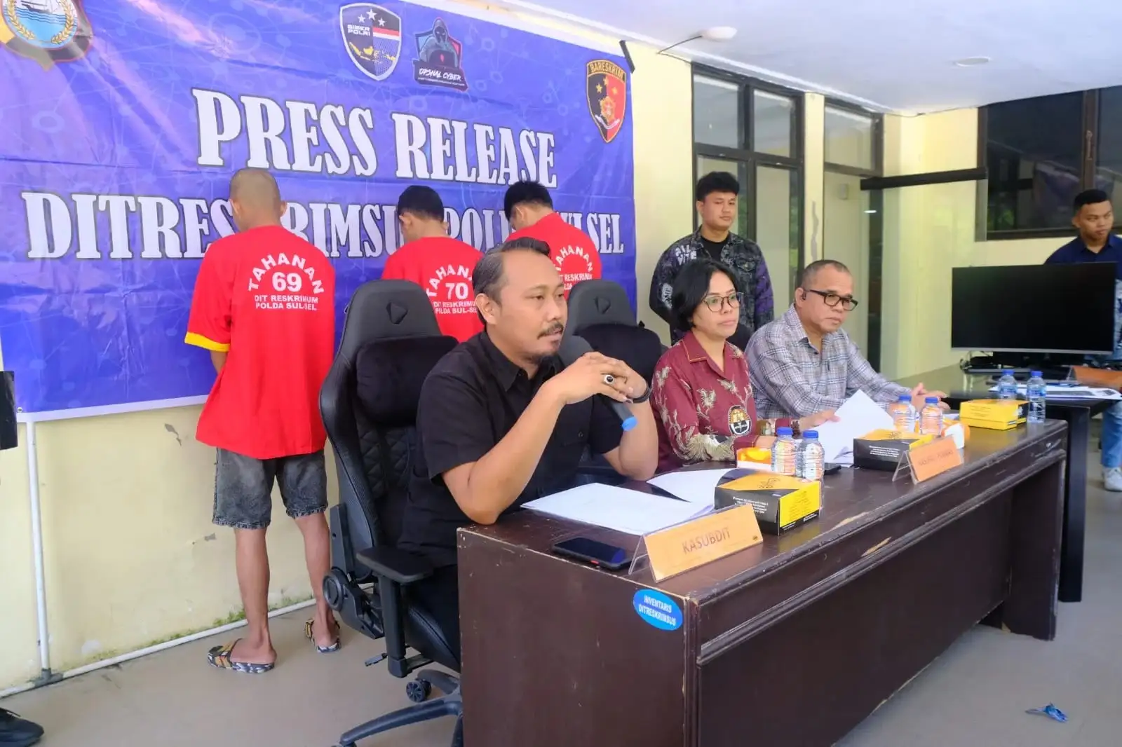 Tim Siber Ditreskrimsus Polda Sulsel Berhasil Amankan Pelaku yang Memfasilitasi dan Endorse Judi Online di Sulsel
