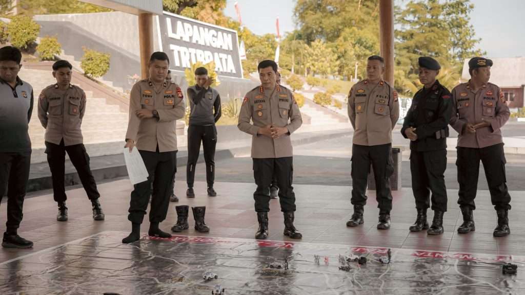 Polda Sulbar Gelar TFG Sebagai Simulasi Latihan Taktis Hadapi Perhelatan Pilkada Serentak 2024