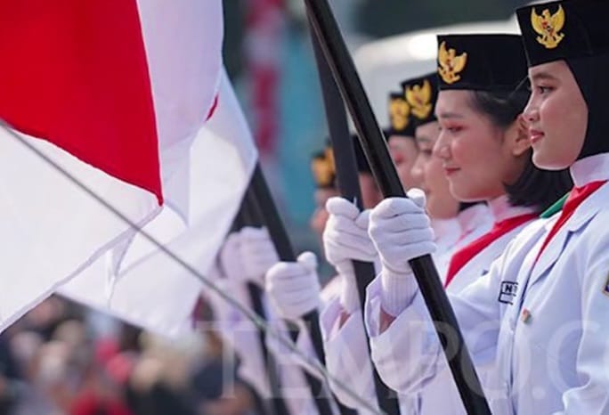 BESARAN HONOR GAJI PASKIBRAKA DARI BEBERAPA LEVEL BERBEDA- BEDA