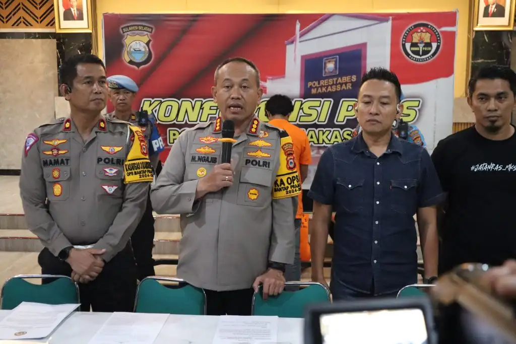 Polrestabes Makassar Berhasil Mengungkap Pelaku Tabrak Lari