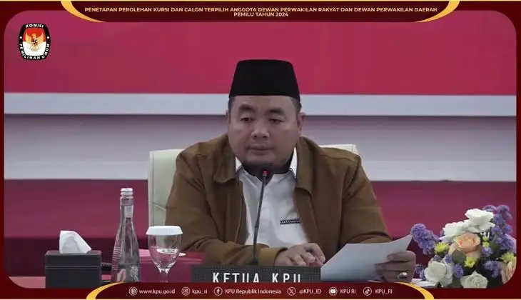 KPU Tetapkan Delapan Parpol yang Peroleh Kursi DPR RI