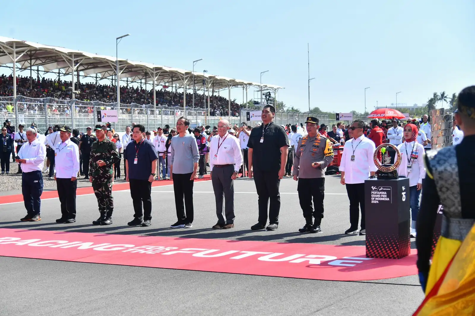 Presiden Jokowi Apresiasi Pertamina Grand Prix of Indonesia 2024 Berjalan Sukses