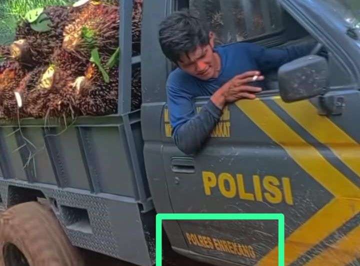 Viral Kendaraan Dinas Polri Memuat Buah Sawit, Ini Penjelasan Kapolsek Tommo