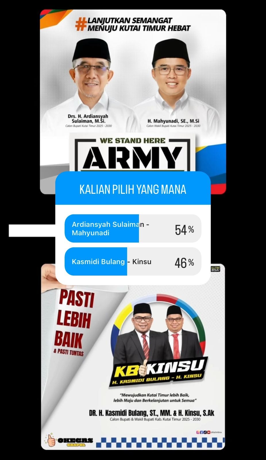 Squadron Lukas Rilis Kemenangan ARMY 54%