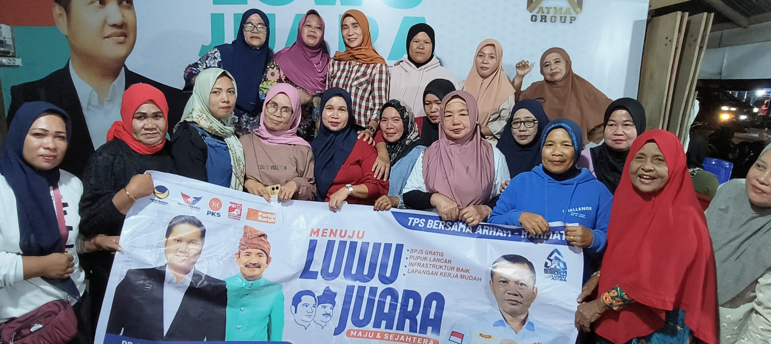 Ganteng, Berkarisma, Cerdas, Serta Program Yang Mementingkan Kesejahteraan Masyarakat Alasan ‘Emak-Emak’ Squad Di Kecamatan Bua Memilih ABM