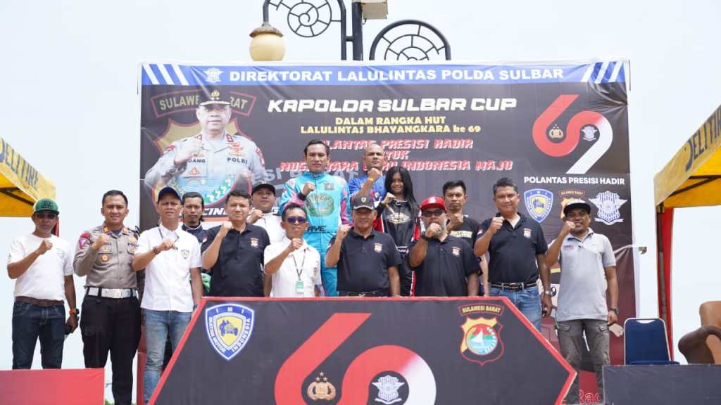 Wakapolda Sulbar Buka Kegiaatan Drag Race, Meriahkan HUT Lalu Lintas!