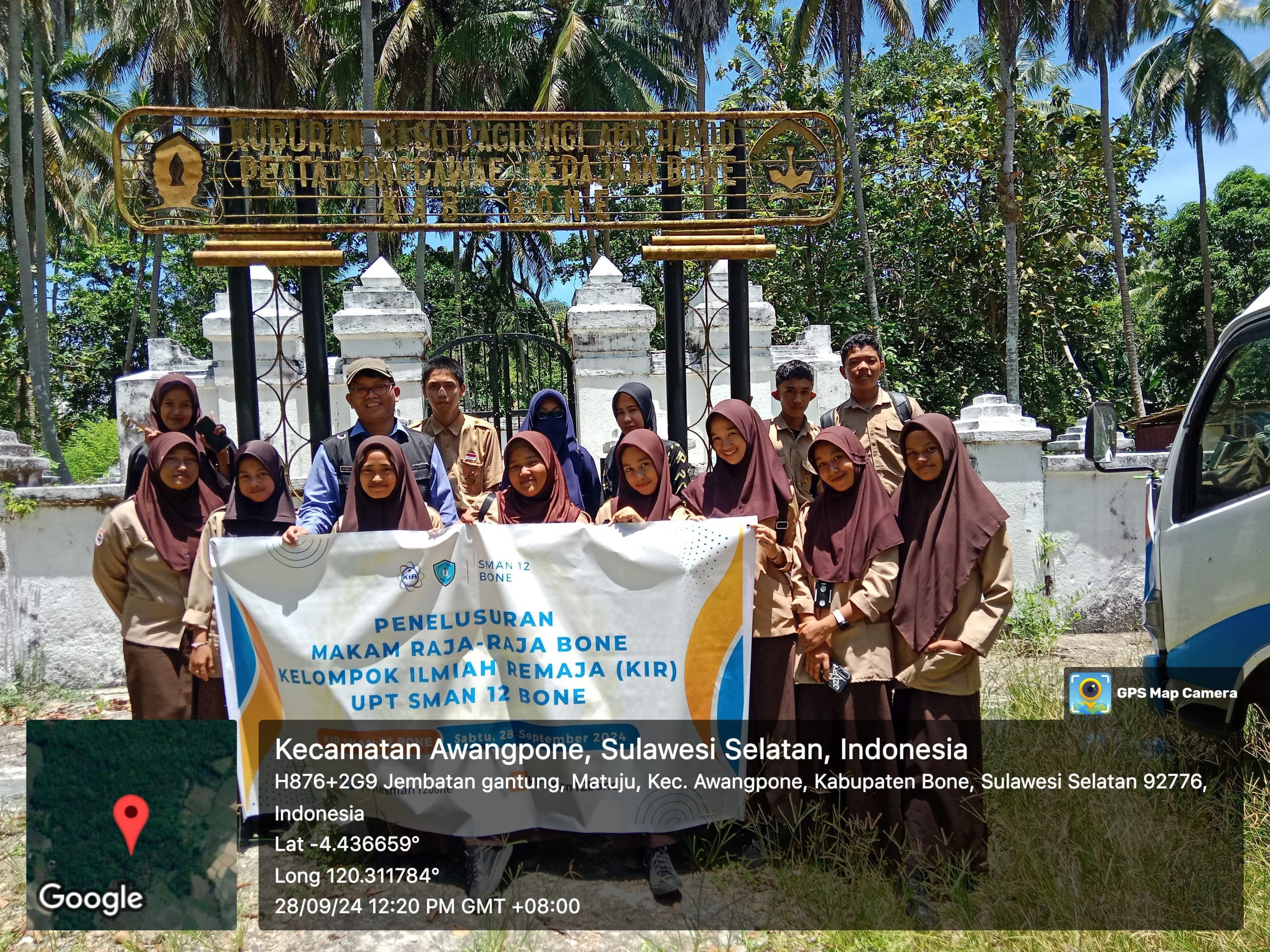 KIR SMAN 12 Bone, Kunjungi Makam Raja Bone