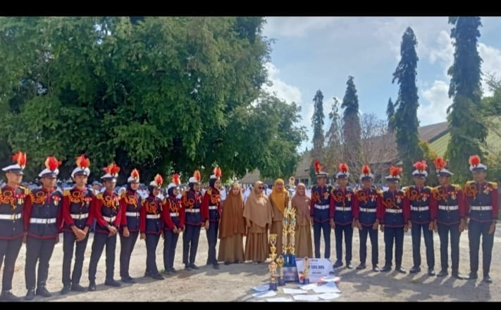 Paskibra SMAN 9 Bone Raih Juara Umum Angkasa