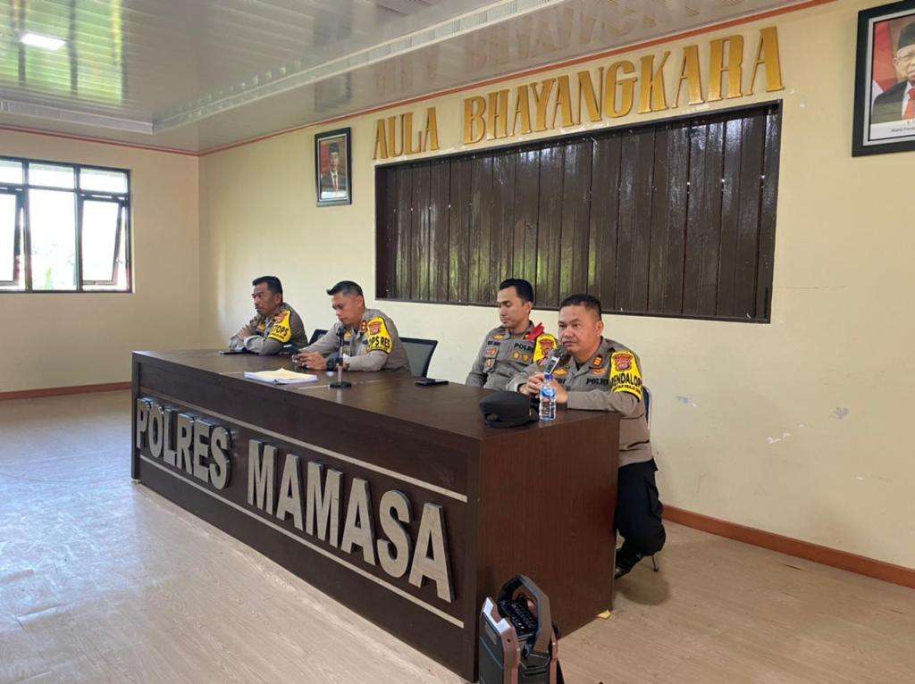 Kapolres Mamasa Membuka Pelatihan Coaching Clinic, Asistensi E-Manajemen Penyidikan dan Pelayanan