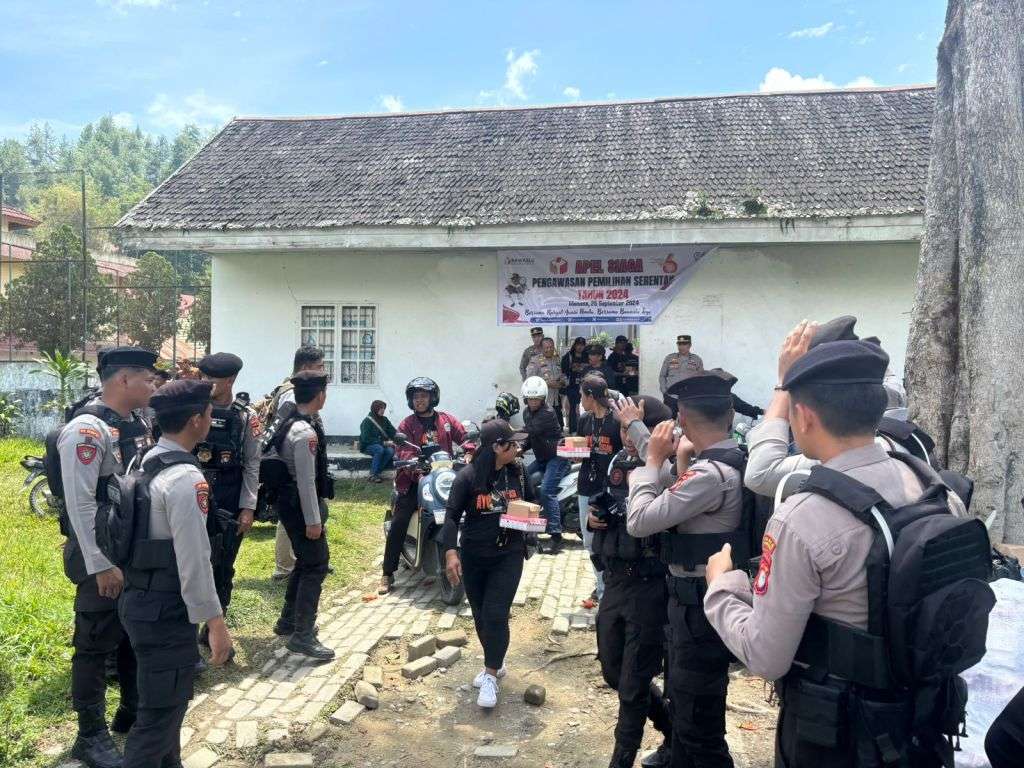 Polres Mamasa Laksanakan Apel Pengamanan Siaga Pengawasan Pemilihan Serentak 2024