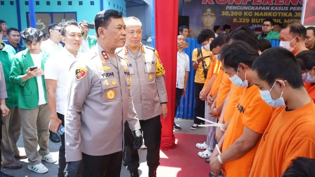 Satuan Reskrim Polrestabes Makassar Berhasil Bongkar Sindikat Curanmor, 16 Tersangka Diamankan