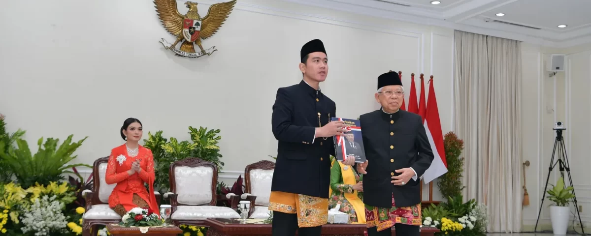 Gibran Rakabuming Raka Terima Memori Jabatan dari K.H. Ma’ruf Amin
