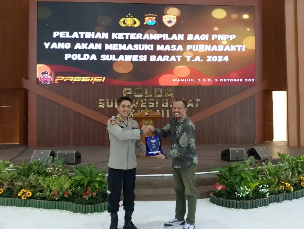 Polda Sulbar Gelar Pelatihan Keterampilan Bagi PNPP Jelang Purnabakti