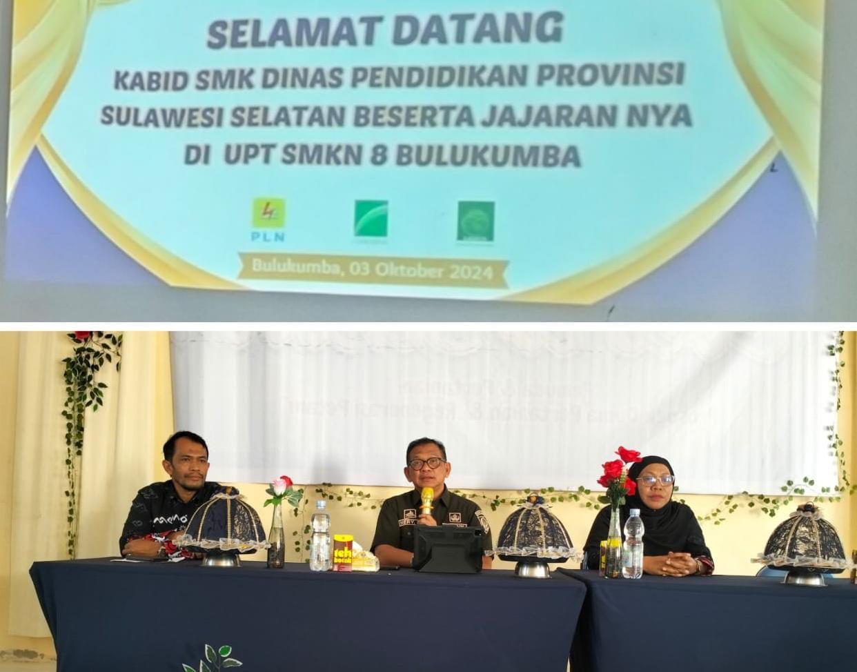 Kabid SMK Hery Sumiharto Minta Kepsek SMKN 8 Bulukumba Perbanyak Kerjasama dengan Industri