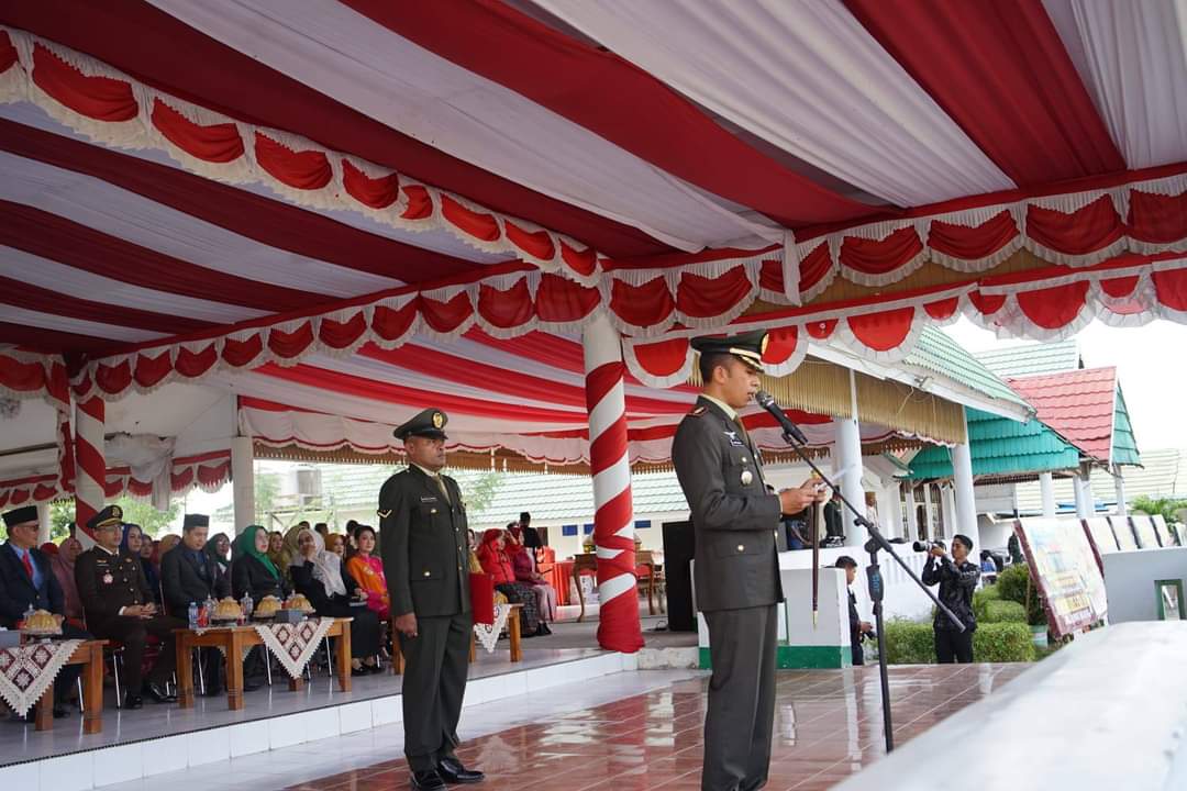 HUT TNI ke 79 diperingati di lapangan upacara Pemda Majene