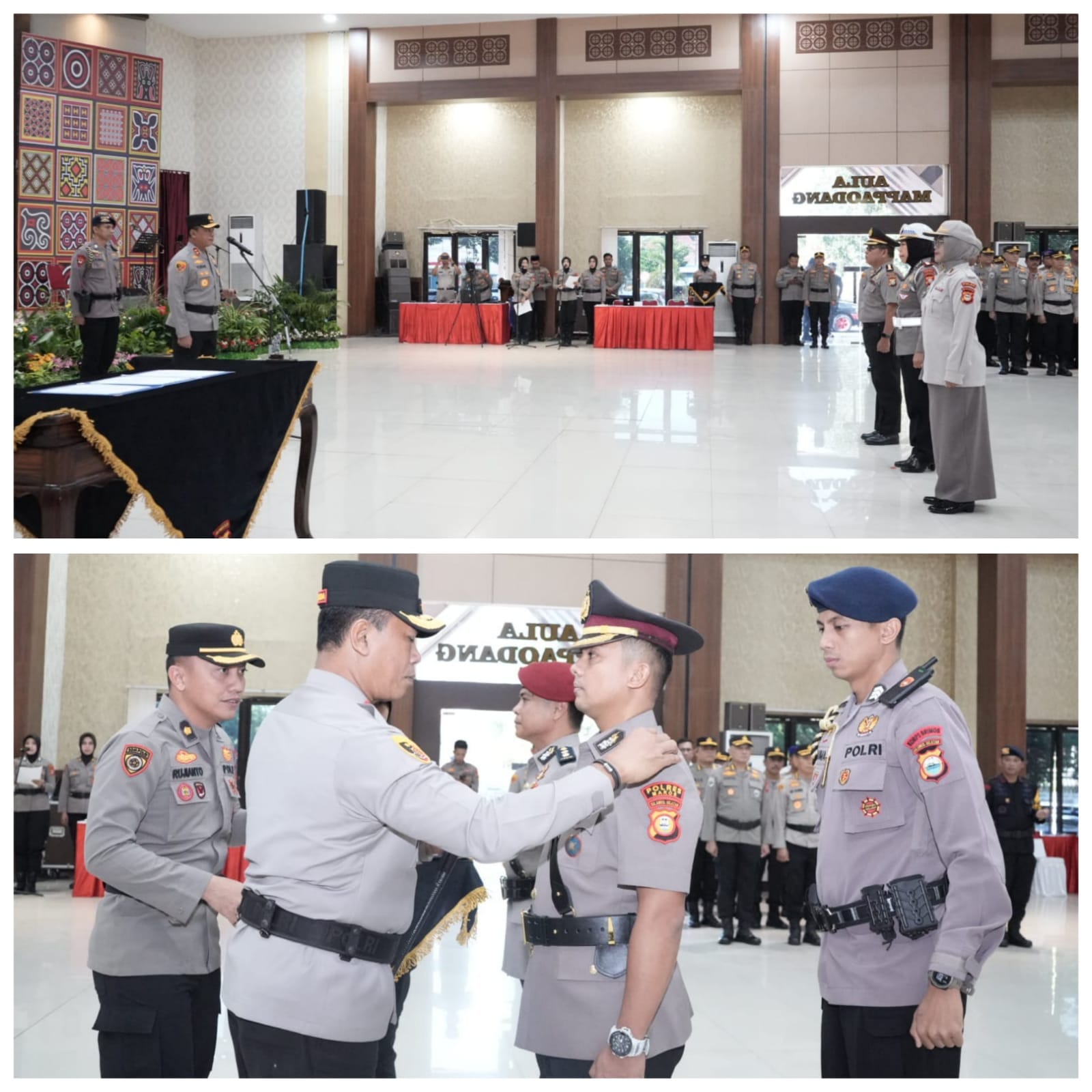 Pimpin Sertijab Kapolres Maros, Ini Pesan Kapolda Sulsel Kepada Pejabat Baru