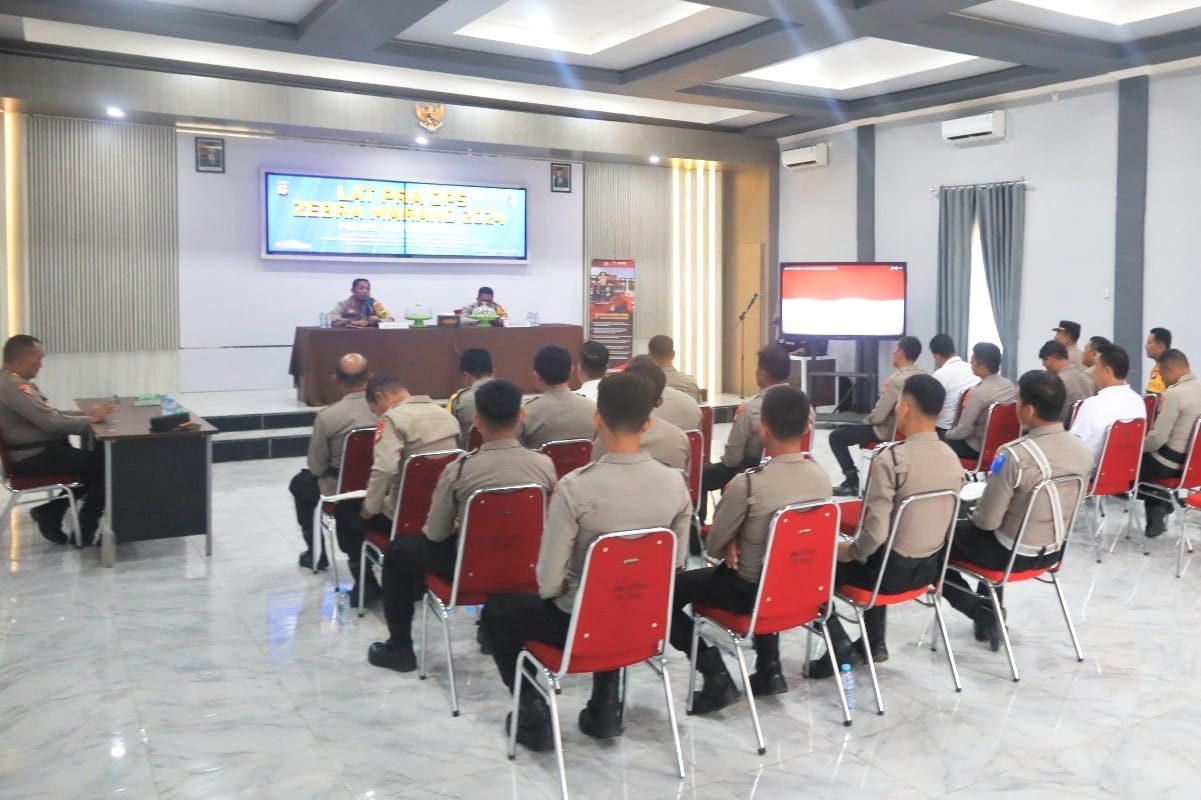 Polres Mamuju Tengah Gelar Latihan Pra Operasi Zebra: Siap-Siap untuk Tertib Berlalu Lintas!