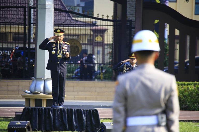 Mabes Polri Gelar Upacara Peringatan Hari Kesaktian Pancasila di Lapangan Bhayangkara