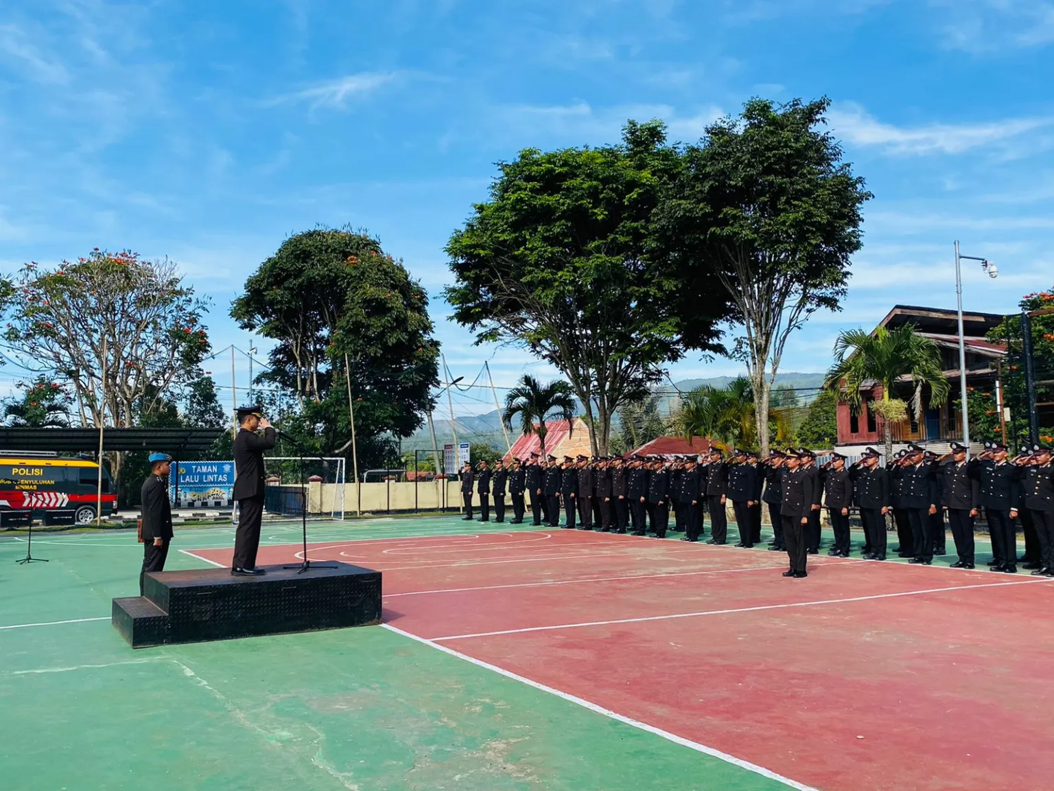 Wakapolres Mamasa Pimpin Upacara Hari kesaktian Pancasila Polres Mamasa