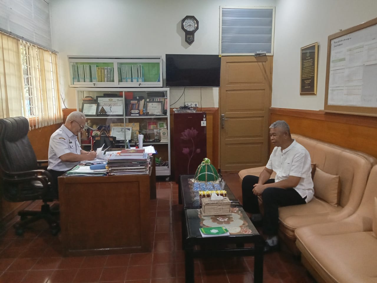 Kepala Cabang Dinas Wilayah IX Pangkep Lakukan Sidak untuk Tingkatkan Kualitas Pembelajaran