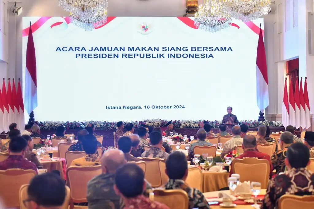Gelar Jamuan Santap Siang di Istana Negara, Presiden Jokowi Pamit dengan Kabinet Indonesia Maju