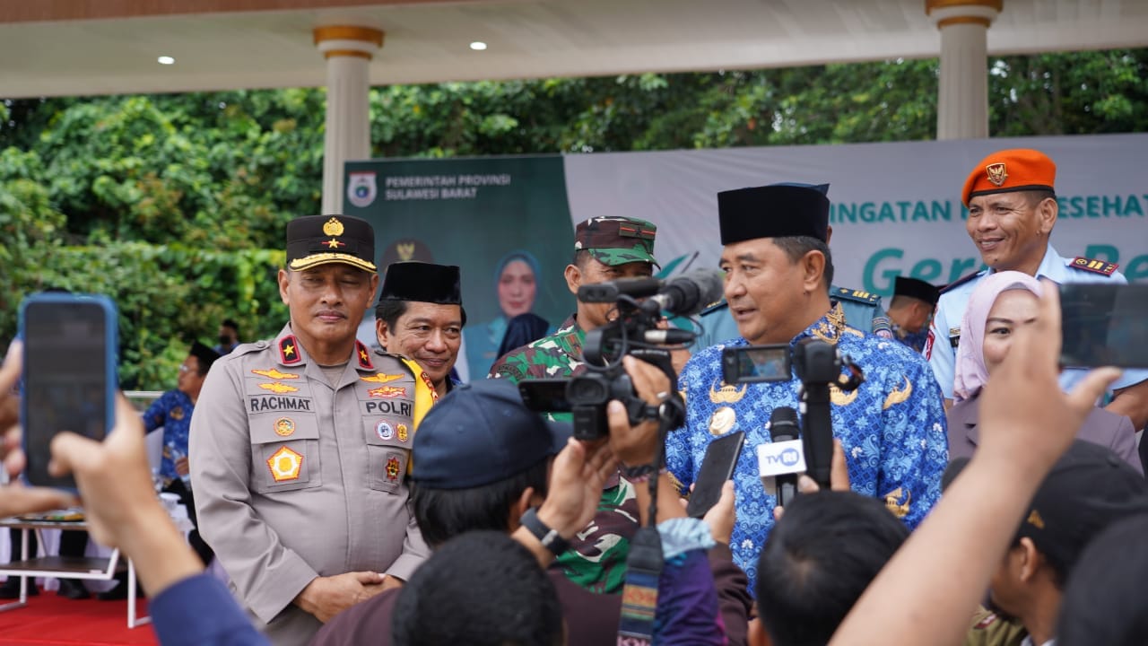 HKN, Wakapolda Sulbar Komitmen Dukung Kesehatan Masyarakat