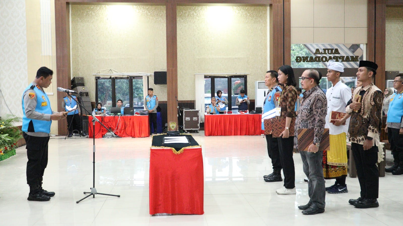 Sebanyak 191 Peserta Seleksi Bakomsus TA. 2025 Ikuti Pengambilan Sumpah dan Pakta Integritas