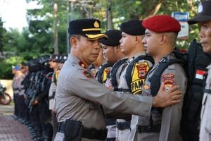Polres Luwu Laksanakan Apel Pergeseran Pasukan untuk Pengamanan TPS Pilkada 2024