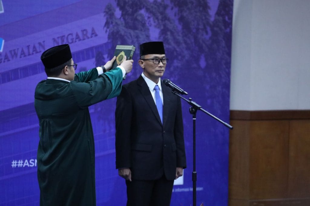 Zudan Arif Dilantik Sebagai Kepala BKN, Menteri PANRB: Akselerasi Transformasi Manajemen ASN