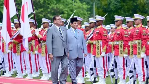 Presiden Prabowo Sambut Kunjungan Resmi PM Ishiba di Istana Kepresidenan Bogor