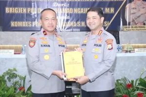 LAPSAT dan Serah terima Memory Jabatan Kapolrestabes Makassar