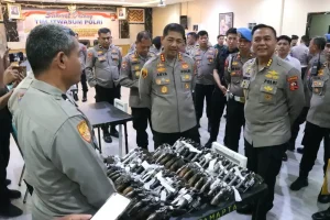 Polrestabes Makassar Terima Kunjungan Itwasum Polri Dalam Rangka Monev Ketahanan Pangan dan Senpi
