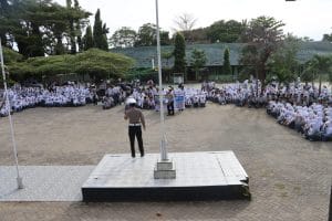 Satlantas Polres Luwu Gelar Edukasi Keselamatan Berlalu Lintas di SMA Negeri 1 Luwu dalam Rangka Operasi Keselamatan Pallawa 2025