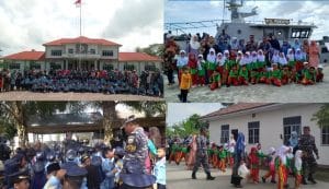 Mengenal Dunia Maritim, TK Al-Ikhsan dan PAUD Melati kunjungi Lanal Tanjung Balai Asahan